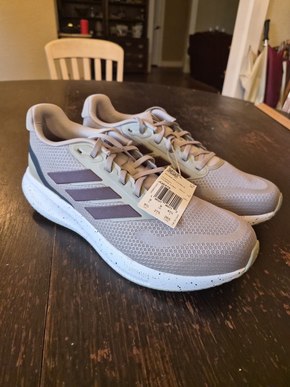 Adidas Runfalcon 5 Men’s Running Shoes Size 9.5 Wonder Cargo Maroon